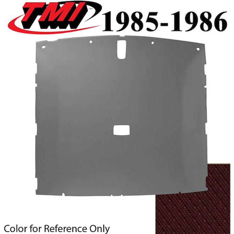 20-73005-1210 CANYON RED FOAM BACK TIER GRAIN VINYL - 1985-86 MUSTANG COUPE HEADLINER CANYON RED FOAM BACK TIER GRAIN VINYL