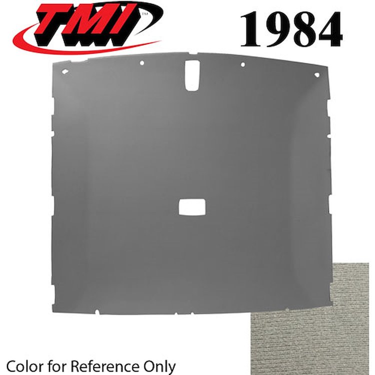 20-73009-1769 CHARCOAL FOAM BACK CLOTH - 1984 MUSTANG COUPE HEADLINER CHARCOAL FOAM BACK CLOTH
