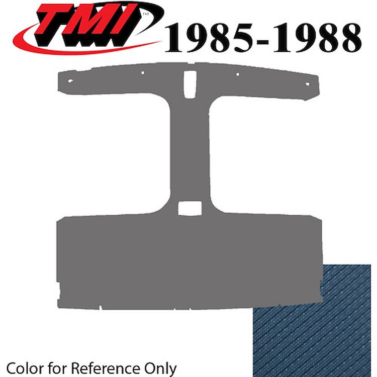 20-73019-1212 REGATTA BLUE FOAM BACK TIER GRAIN VINYL - 1985-88 MUSTANG COUPE T-TOP HEADLINER REGATT
