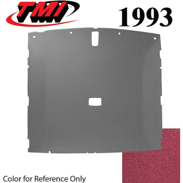 20-75000-1998 DARK RUBY FOAM BACK CLOTH - 1993 MUSTANG HATCHBACK HATCHBACK HEADLINER DARK RUBY FOAM BACK CLOTH