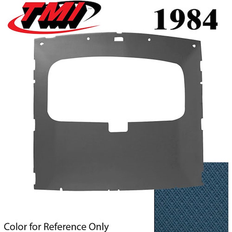 20-75004-1565 WEDGEWOOD/ACADEMY BLUE FOAM BACK TIER GRAIN VINYL - 1984 MUSTANG HATCHBACK SUNROOF HEA