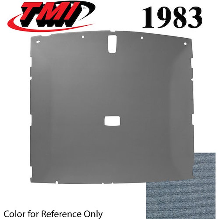 20-75009-1872 SCARLET RED FOAM BACK CLOTH - 1983 MUSTANG HATCHBACK HEADLINER SCARLET RED FOAM BACK CLOTH