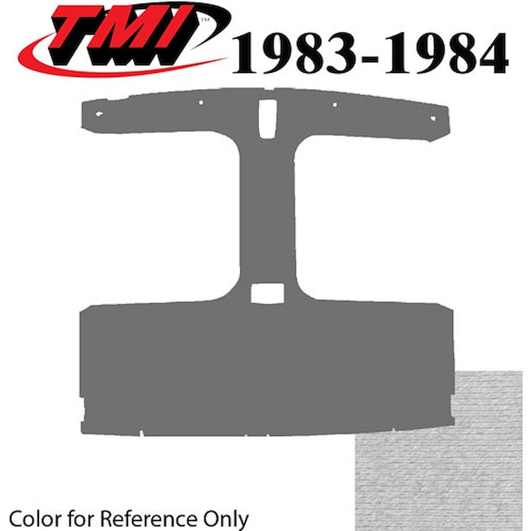 20-75019-1770 ACADEMY BLUE FOAM BACK CLOTH - 1983-84 MUSTANG HATCHBACK T-TOP HEADLINER ACADEMY BLUE FOAM BACK CLOTH