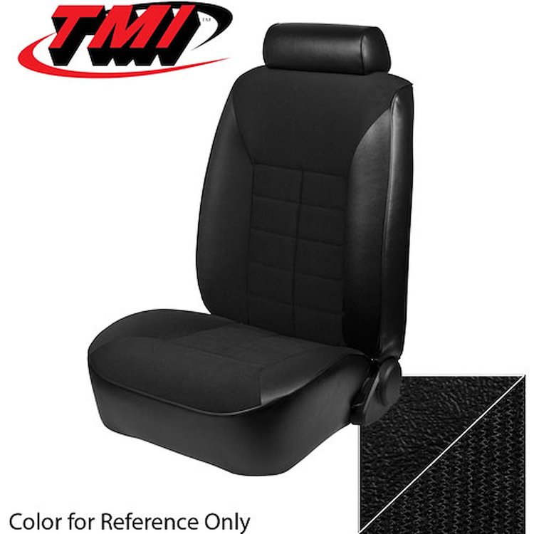 43-73201-958-958-51R BLACK 1979-83 CA - 1981-92 MUSTANG STANDARD LOW BACK BUCKETS ONLY VINYL