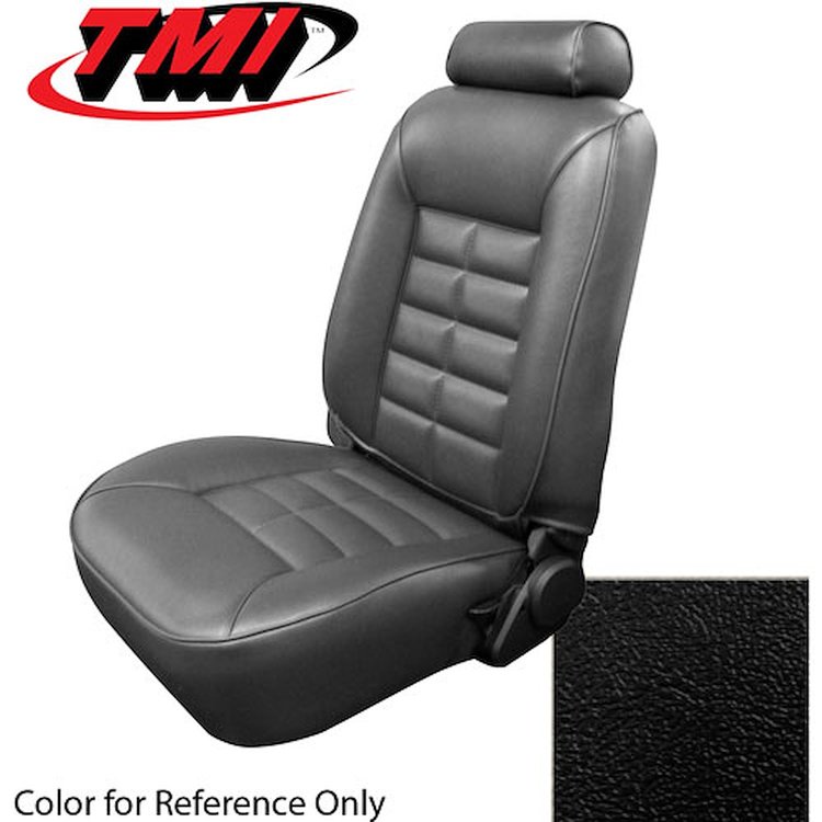 43-73221-958 BLACK 1990-93 BJ - 1981-92 MUSTANG LX COUPE STANDARD LOW BACK BUCKETS VINYL