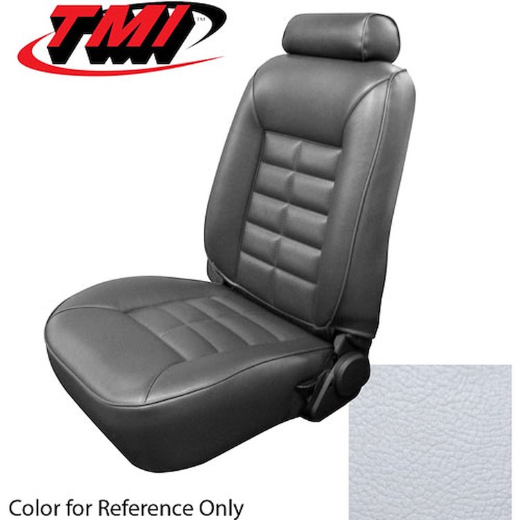 43-73221-965 WHITE 1990-93 BL BN BW - 1981-92 MUSTANG LX COUPE STANDARD LOW BACK BUCKETS VINYL