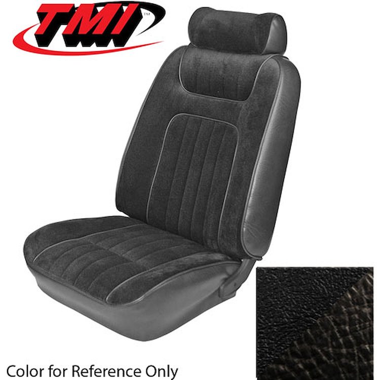 43-73409-958-3437 BLACK 1979-83 CA/NA - 1979-80 MUSTANG STANDARD LOW BACK BUCKETS ONLY VINYL