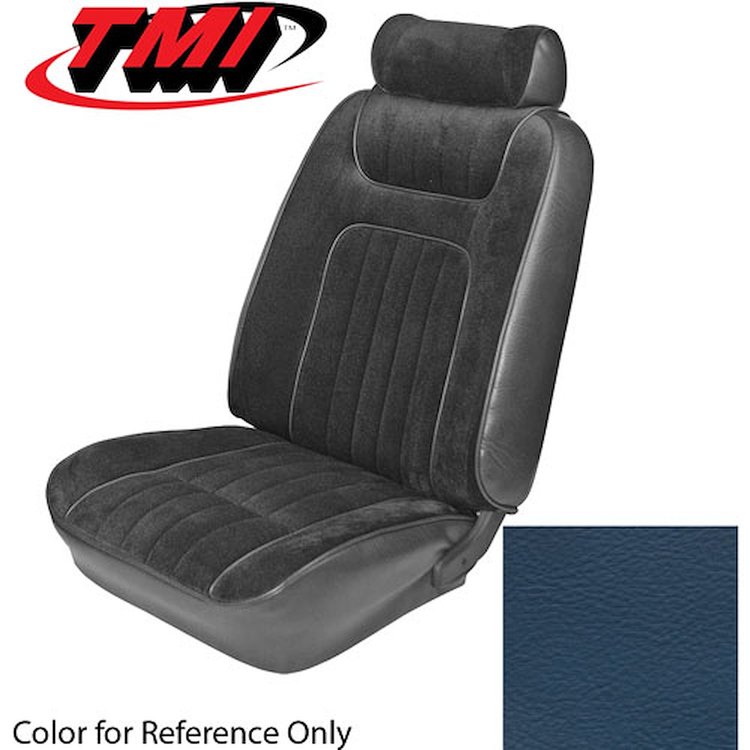 43-73409-968-968 BLUE 1979-80 CB/NB - 1979-80 MUSTANG STANDARD LOW BACK BUCKETS ONLY VINYL
