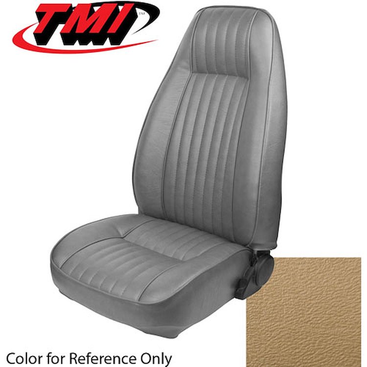43-73421-954 DESERT TAN 1984 AH - 1981-84 MUSTANG COUPE STANDARD HIGH BACK BUCKETS SEATS VINYL