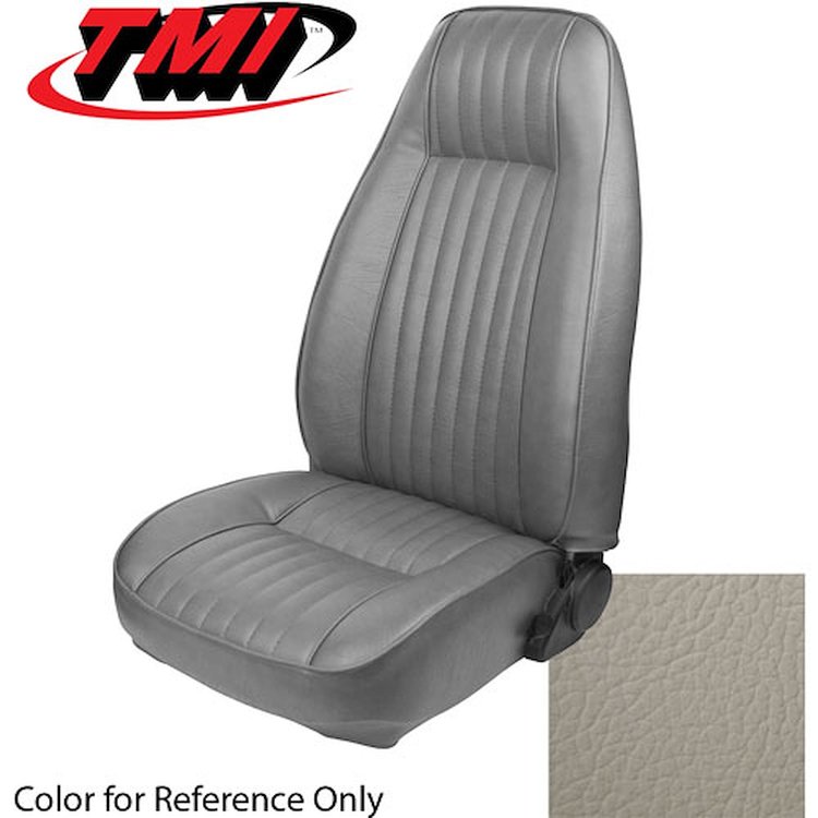 43-73421-997 OPAL WHITE 1982-83 AN/AQ/AW/A9 - 1981-84 MUSTANG COUPE STANDARD HIGH BACK BUCKET VINYL