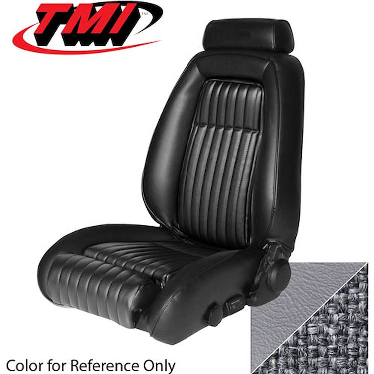 43-74625-971-79 SCARLET RED 1987-92 DD - 1990-91 MUSTANG CONVERTIBLE GT & LX SEAT UPHOLSTERY WITH PULL-OUT KNEE BOLSTERS CLOTH