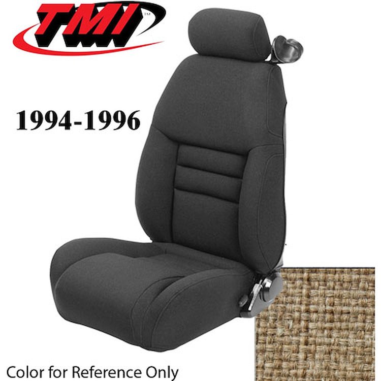 43-77724-74 1994-96 MUSTANG GT CONVERTIBLE FULL SET SADDLE TWEED NON-OE CLOTH UPHOLSTERY FRONT & REAR