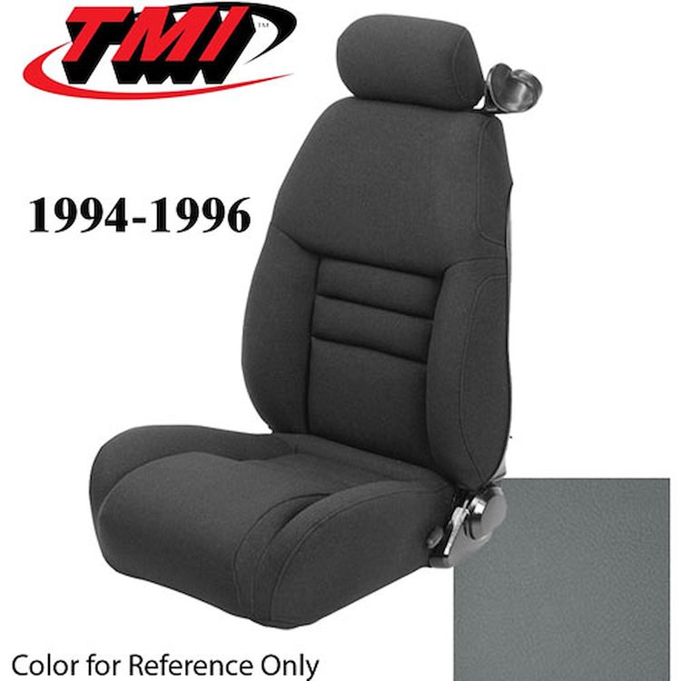 43-77324-6687 1994-96 MUSTANG GT CONVERTIBLE FULL SET OPAL GRAY VINYL UPHOLSTERY FRONT & REAR