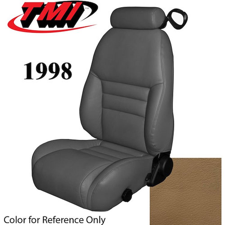 43-76628-L261 1998 MUSTANG GT COUPE FULL SET SADDLE LEATHER UPHOLSTERY FRONT & REAR