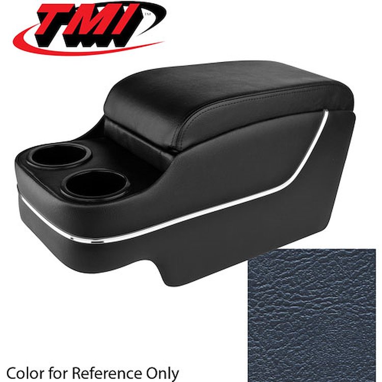 25-8011-3598 DARK BLUE - DELUXE CAMARO CONSOLE SOLID COLOR WITH CHROME ACCENT TRIM