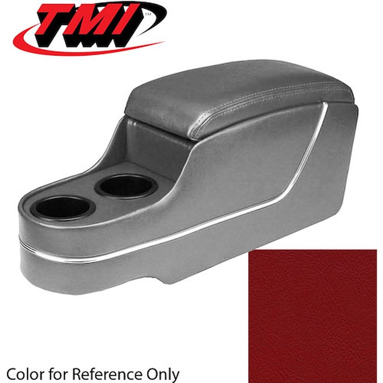 25-8224-3597 RED 1965 1969 - DELUXE CHEVELLE CONSOLE SOLID COLOR WITH CHROME ACCENT TRIM
