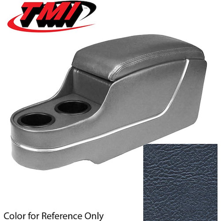 25-8224-2298 MEDIUM BLUE 1965-1966 - DELUXE CHEVELLE CONSOLE SOLID COLOR WITH CHROME ACCENT TRIM