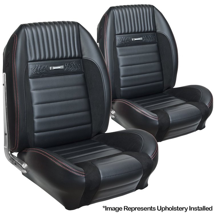 Deluxe Pony Sport R Seat Upholstery 1964-1/2 to 1966 Mustang Coupe