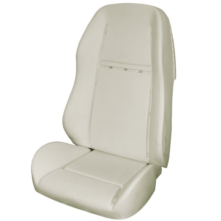 43-70889 1969-70 MACH1 SPORT R/LL FRONT BUCKET SEAT MOLDED FOAM 1 BUCKET 2 REQUIRED TO INSTALL