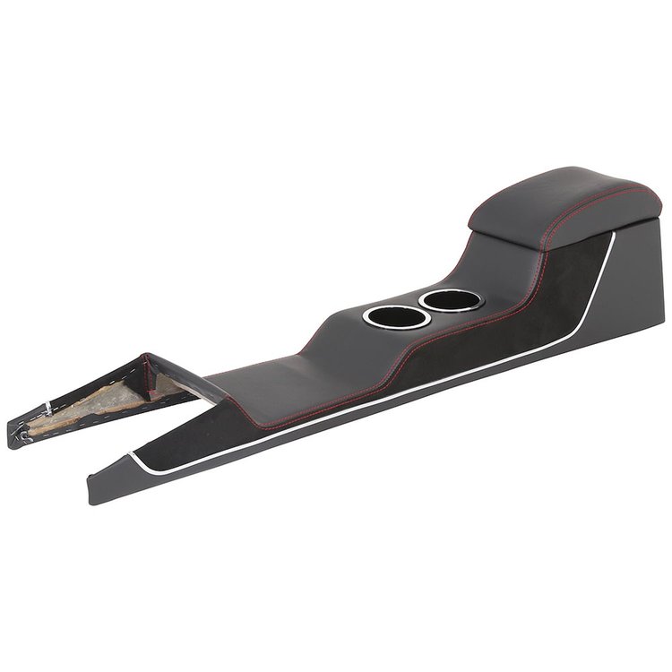 25-7084-6525-99-RS 1964-66 MUSTANG CPE/FSTBK W/ FACTORY AC SPORT R FULL LENGTH CONSOLE 2-TONE WITH CHROME
