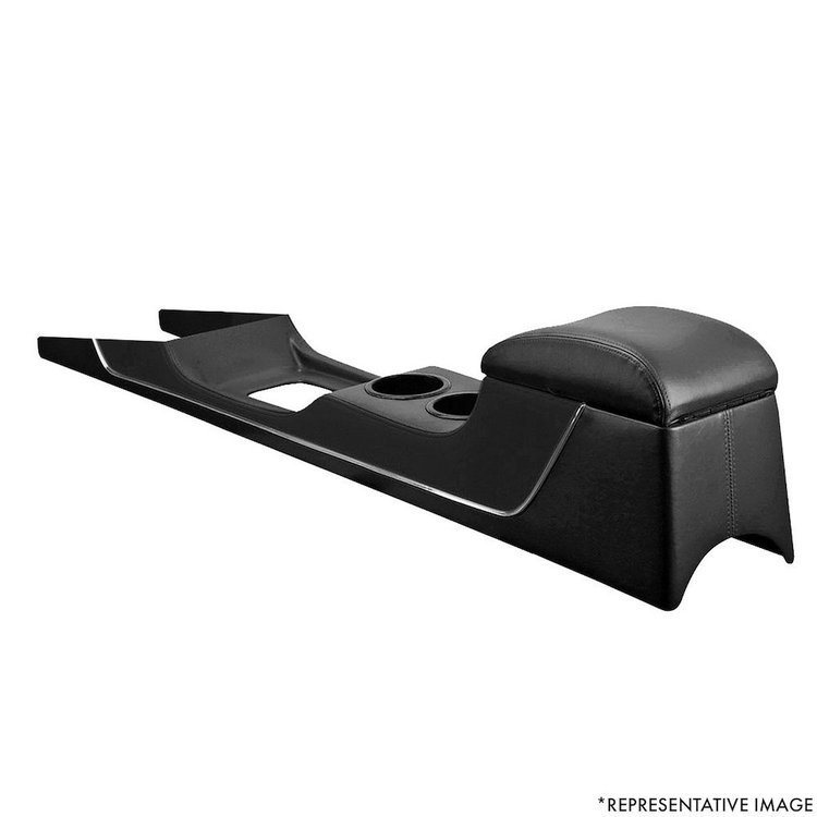 25-7083-958 1964-66 MUSTANG CONVERTIBLE SPORT DELUXE FULL CONSOLE 1 COLOR W/CHROME