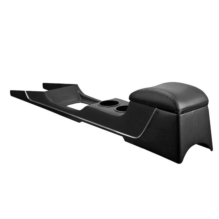 25-7082-958 1964-66 MUSTANG CONVERTIBLE W/ FACTORY AC SPORT DELUXE FULL CONSOLE 1 COLOR W/CHROME