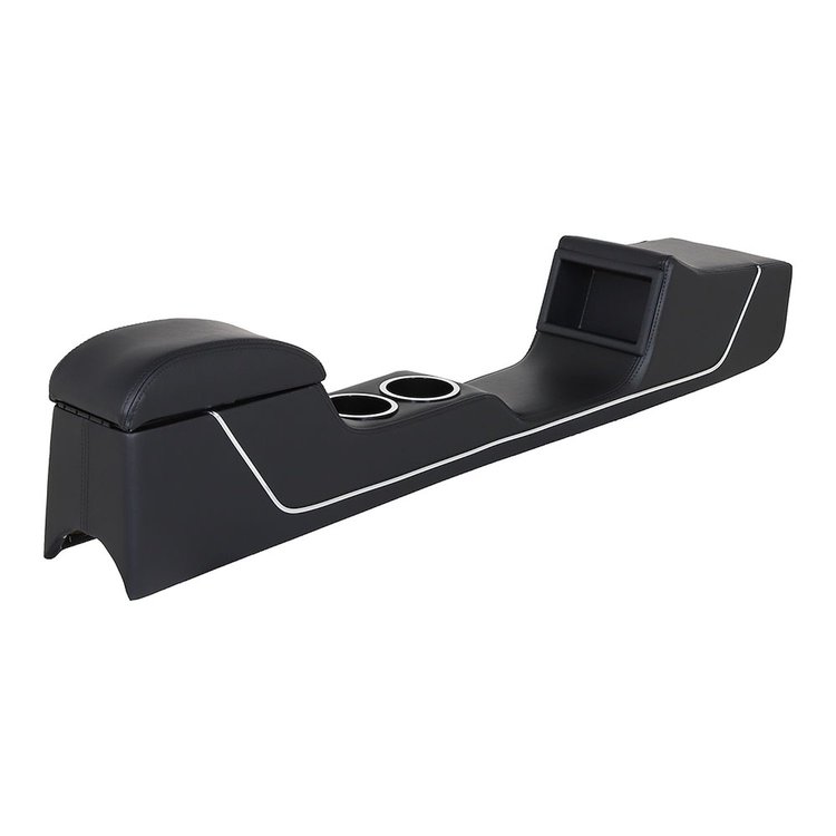 25-7087-958 1967-68 MUSTANG CPE/FSTBK SPORT DELUXE FULL CONSOLE 1 COLOR W/CHROME