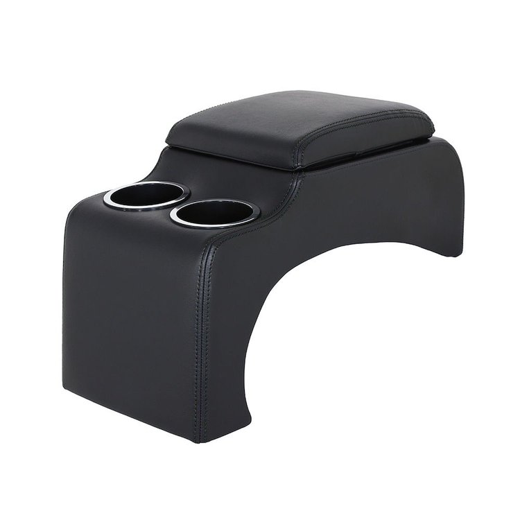 25-83100-2295-BKS Bench Console [Sport Pattern Universal [Black Madrid Vinyl w/Black Stitch]