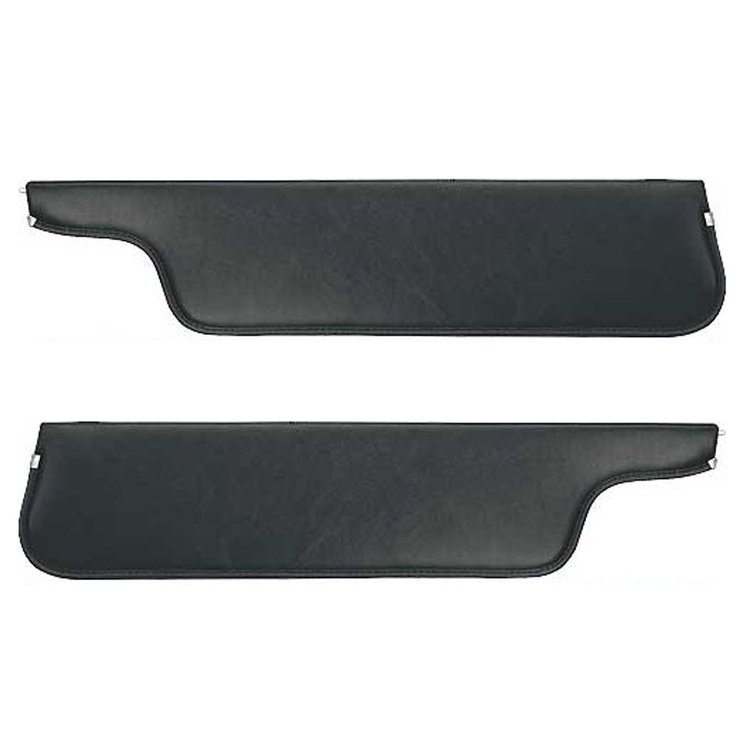 21-71000-6525 Sun Visors 1970-1972 Ford Truck, Charcoal Black Verona Vinyl