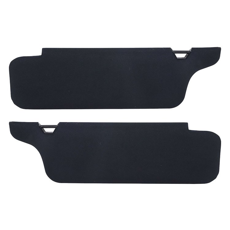 21-76004-1559 Sun Visors W/Out Mirror 1994-2004 Ford Mustang, Black Foam Back Cloth
