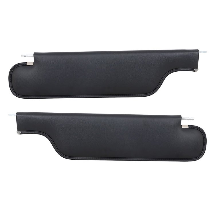 21-82409-2295 Sun Visors 1970 Chevy Chevelle Coupe, Black Madrid Vinyl