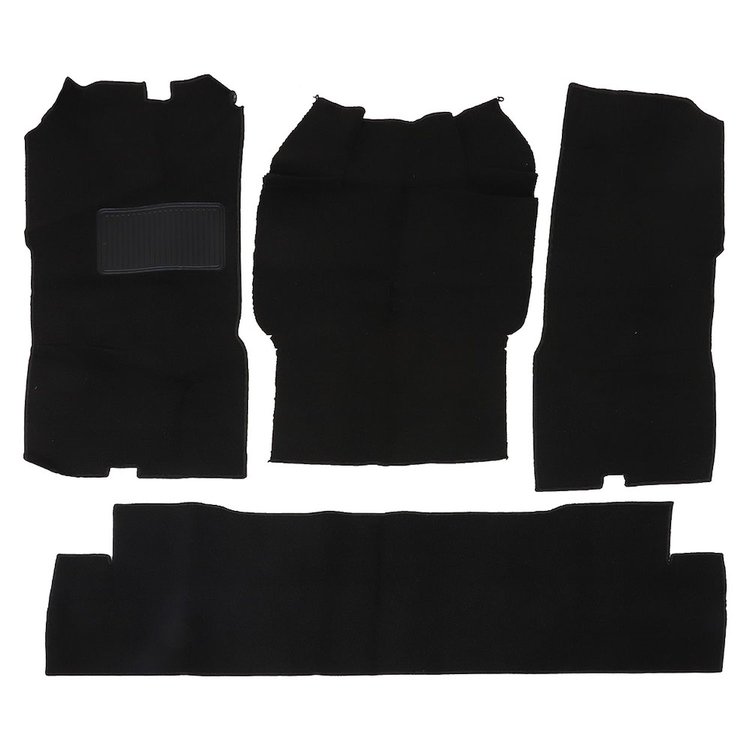 34-F71005-301 Premium Carpet Kit,  1965-1979 Ford Truck Regular Cab, Black Loop Carpet