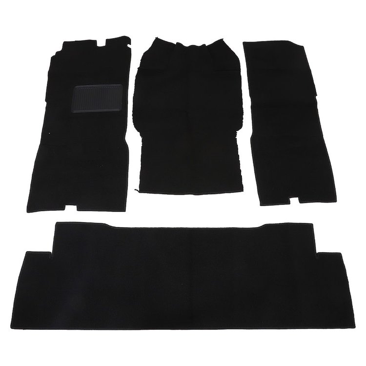 34-F71006-301 Premium Carpet Kit, 1965-1979 Ford Truck Regular Cab, Black Loop Carpet