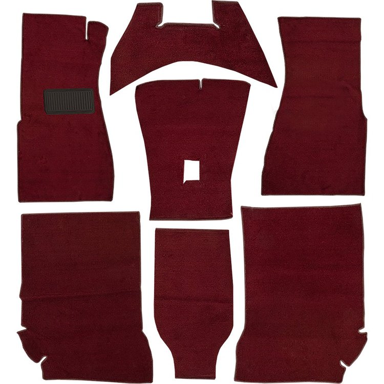 34-F82110-301 Premium Carpet Kit, 1968-1972 Chevy Chevelle Coupe, Black Loop Carpet