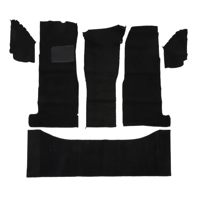 34-F83006-801 Premium Carpet Kit, 1967-1972 Chevy/GMC Truck Standard cab, Black Cut Pile Carpet