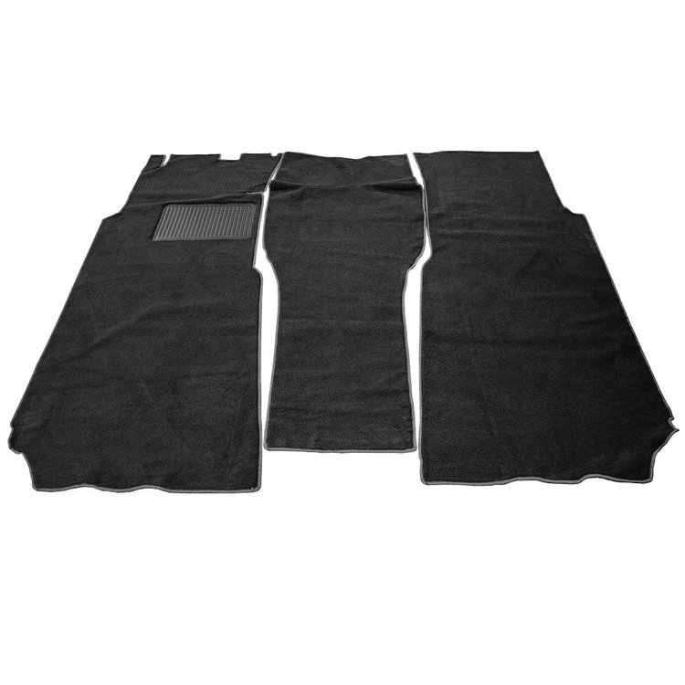 34-F83500-301 Premium Carpet Kit,  1955-1957 Chevy Bel Air Hardtop, Black Loop Carpet