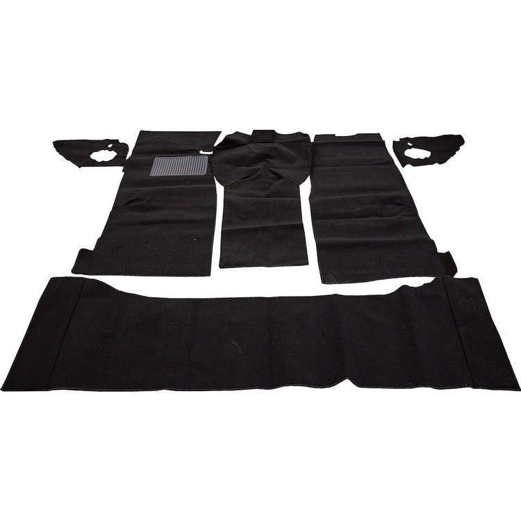 34-F84068-301 Premium Carpet Kit, 1968-1979 Chevy Nova 2 Door Coupe, Black Loop Carpet