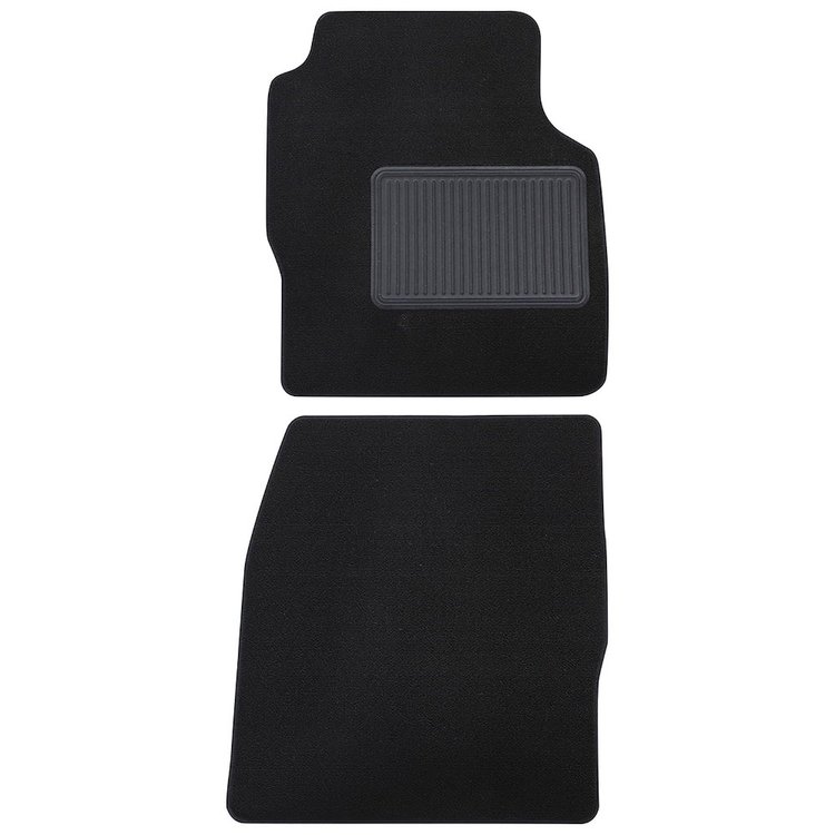 34-M83300-301 Floor Mat Set, 1967-1972 Chevy Suburban 3 Door, Black Loop Floor Mats