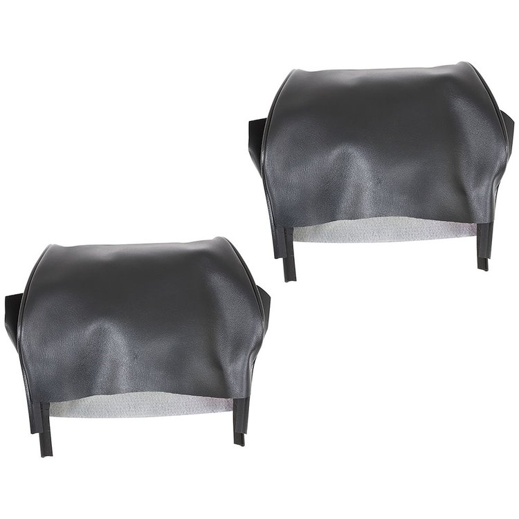 43-70609-3722 Headrest Cover 1969 Ford Mustang, Black Corinthian Vinyl