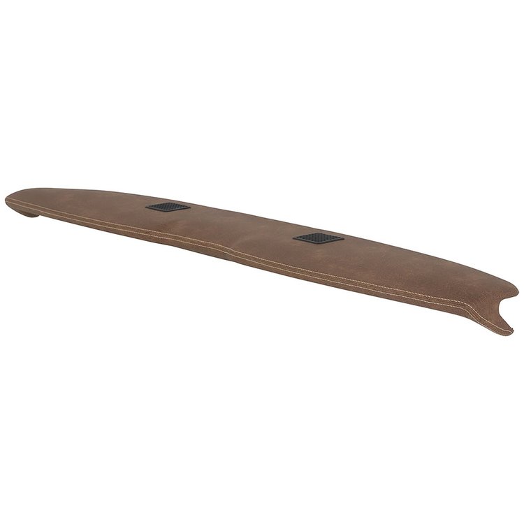 26-83001-509-TS Dash Pad Sport Pattern 1969-1973 Chevy/GMC Truck/Blazer/Jimmy, Distressed Brown Vinyl W/Tan Stitch