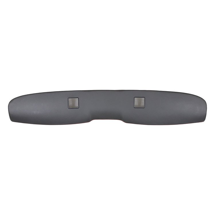26-83001-6525-RS Dash Pad Sport Pattern 1967-1972 Chevy C/K Truck/Blazer, Black Verona Vinyl W/Red Stitch
