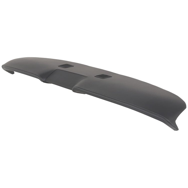 26-71002-6525-GS Dash Pad Sport Pattern 1967-1972 Ford Truck, Charcoal Black Verona Vinyl W/Gray Stitch