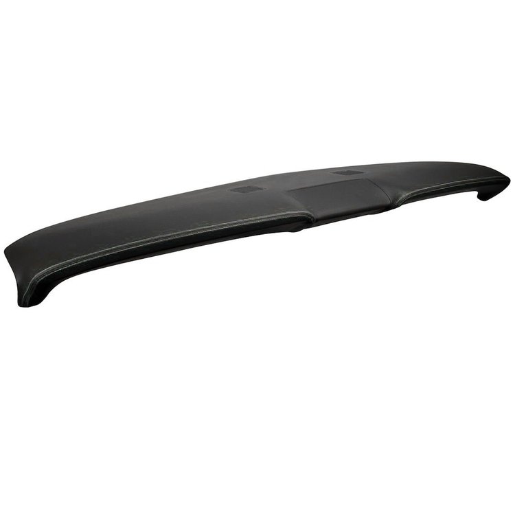 26-71002-6525-WS Dash Pad Sport Pattern 1967-1972 Ford Truck, Charcoal Black Verona Vinyl W/White Stitch