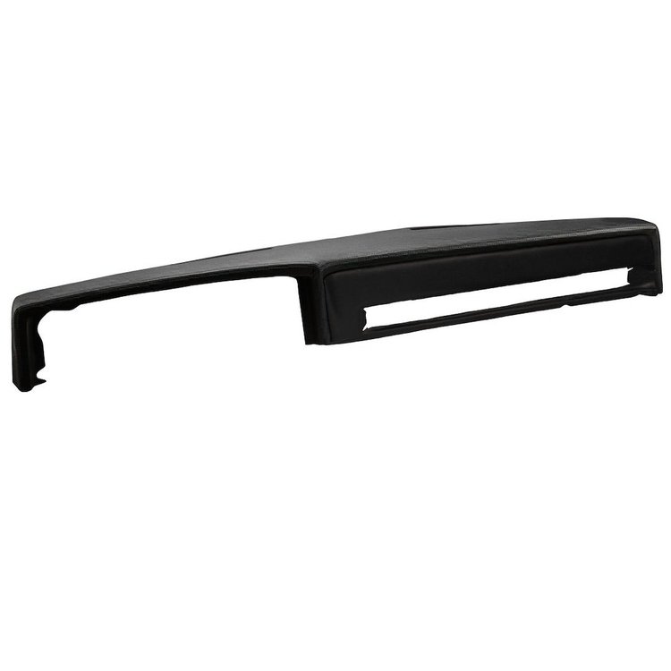 26-83011-6525-WS Dash Pad Sport Pattern 1973-1978 Chevy/GMC Truck/Blazer/Jimmy, Charcoal Black Verona Vinyl W/White Stitch