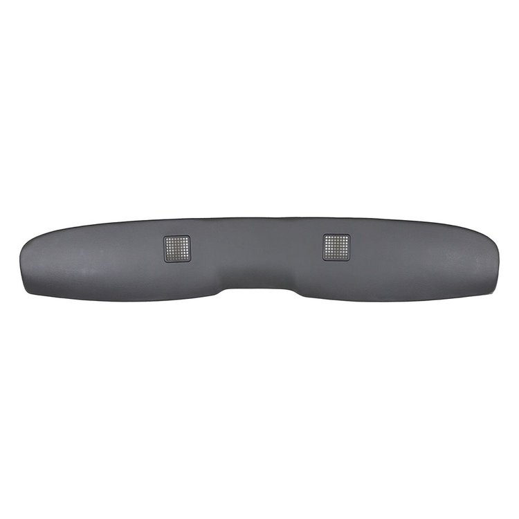 26-83001-6525-BKS Dash Pad Sport Pattern 1967-1972 Chevy C/K Truck/Blazer, Black Verona Vinyl W/Black Stitch