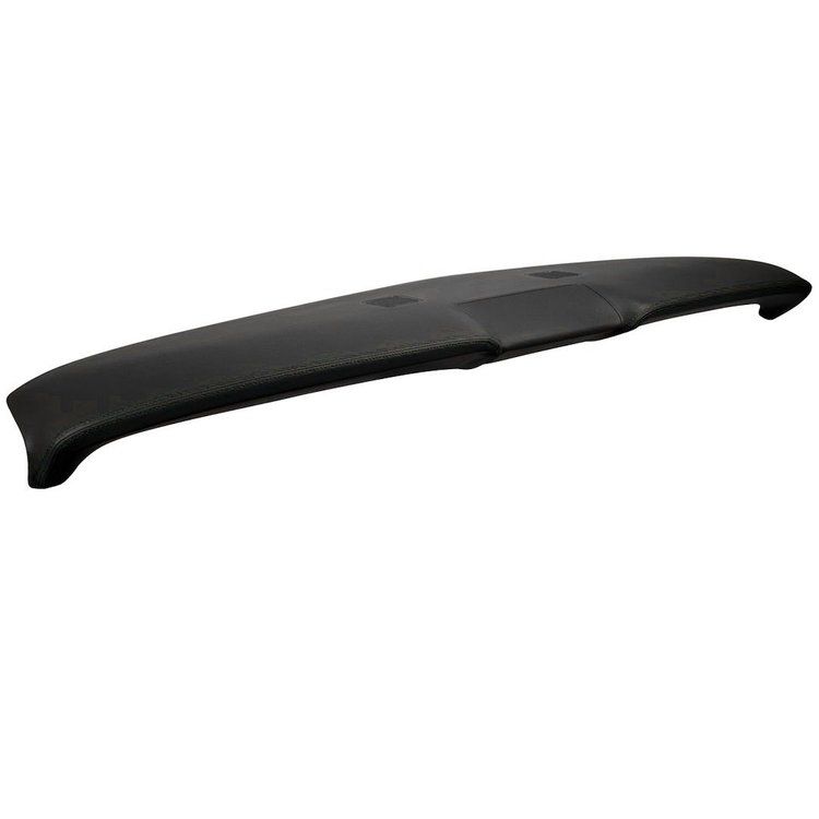 26-71002-6525-BKS Dash Pad Sport Pattern 1967-1972 Ford Truck, Charcoal Black Verona Vinyl W/Black Stitch