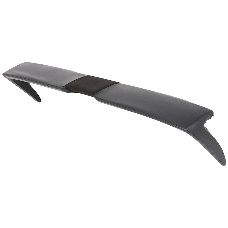 26-80010-2295-99-BKS Dash Pad Sport-R Pattern 1968 Chevy Camaro Coupe, Black Madrid Vinyl, Black Unisuede W/Black Stitch