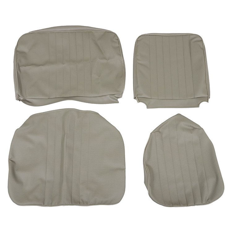 43-2111-06 Front Bench Upholstery, OE Pattern 1962-1967 Volkswagen Bus, Gray Basketweave Vinyl