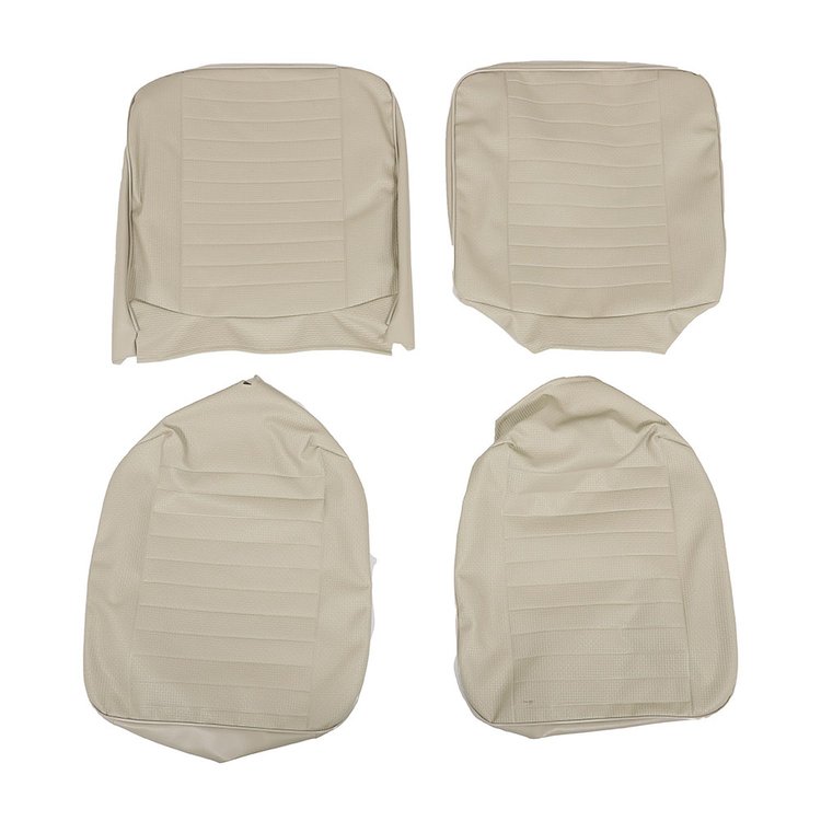 43-2115-05 Front Upholstery, OE Pattern 1968-1976 Volkswagen Bus, Off-White Basketweave Vinyl