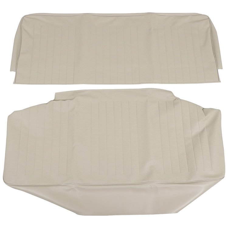 43-2122-05 Rear Upholstery, OE Pattern 1968-1973 Volkswagen Bus, Off-White Basketweave Vinyl